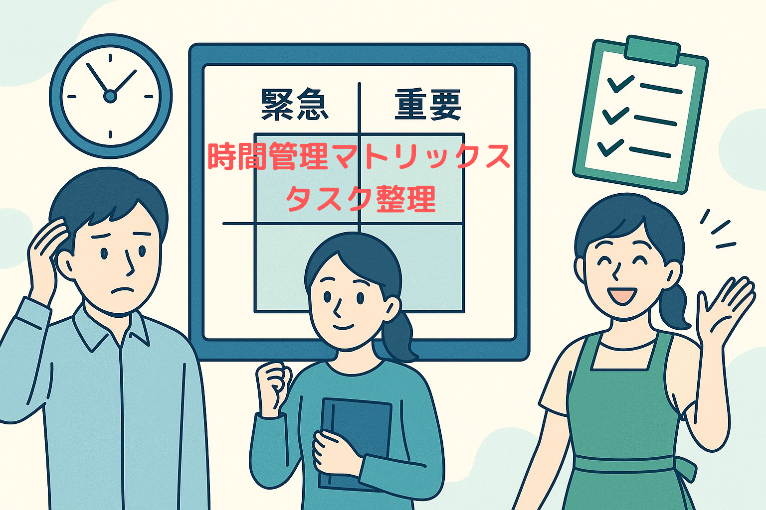 時間管理マトリックスタスク整理