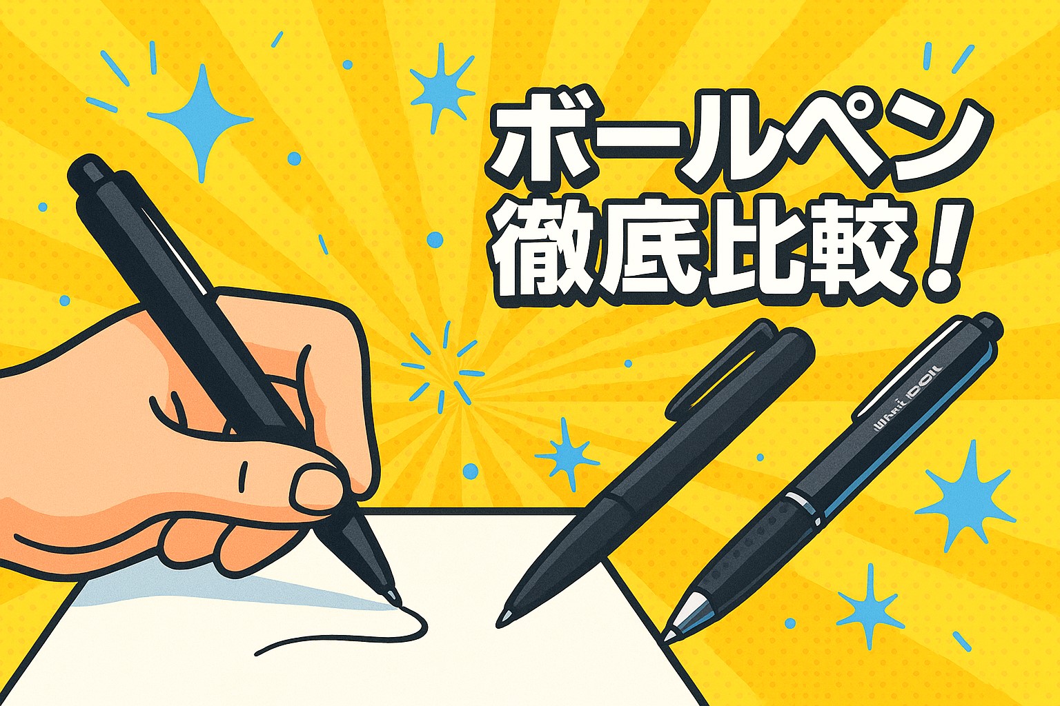 ボールペン徹底比較