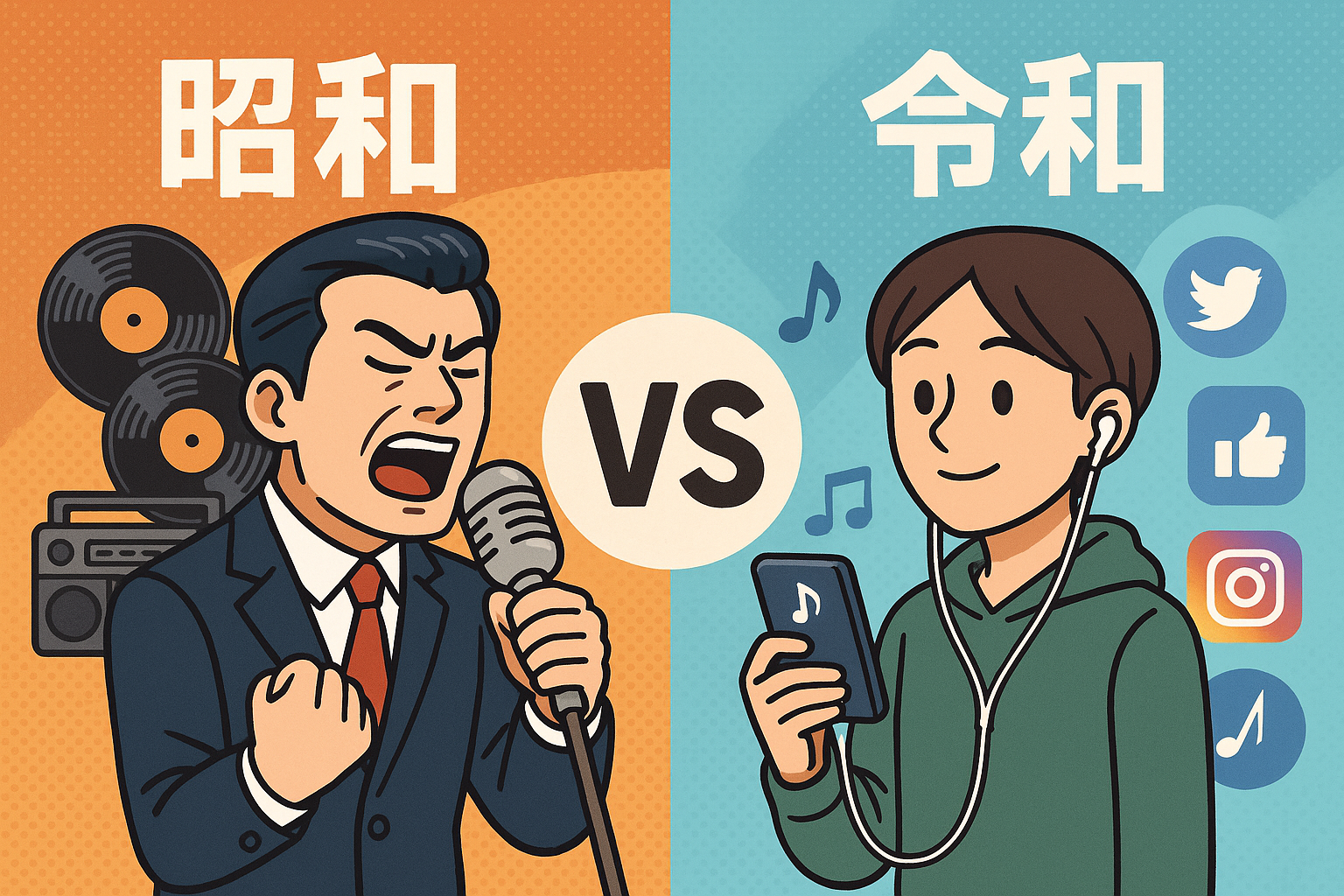 昭和と令和の歌詞
