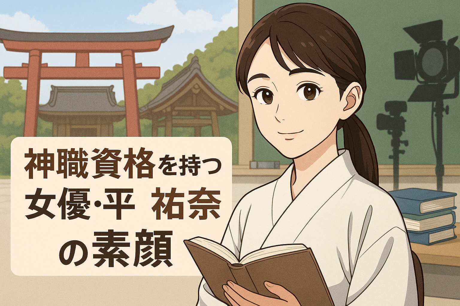神職資格を持つ平祐奈