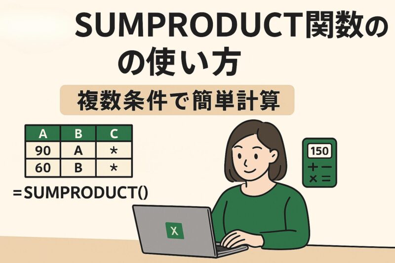 SUMPRODUCT関数の使い方